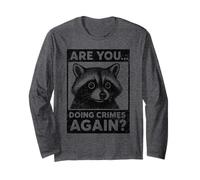 Crime Meme Raccoon Amante Curioso Malizia Maglia a Manica