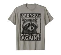 Crime Meme Raccoon Amante Curioso Malizia Maglietta