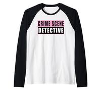Crime Scene Detective Maglia con Maniche Raglan