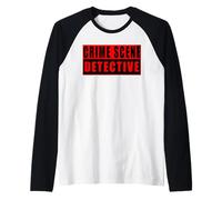 Crime Scene Detective Maglia con Maniche Raglan