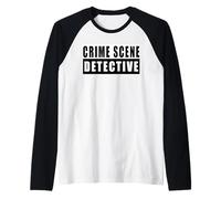 Crime Scene Detective Maglia con Maniche Raglan