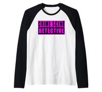 Crime Scene Detective Maglia con Maniche Raglan