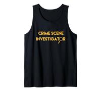 Crime Scene Investigator, Maglietta con Lente d'Ingrandimento Canotta