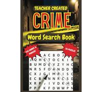Crime Word Search Book: Word Searches with Easy to Read Print about Crime, Law, True Crime and More | 6X9 inches, 110 pages | 50+ Puzzles … Gift for Vacations, Holidays, and Free Times