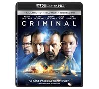 Criminal (4K UHD Blu-ray) Kevin Costner Gary Oldman Ryan Reynolds Tommy Jones