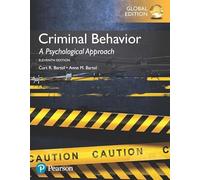 Criminal Behavior: A Psychological Approach, Global Edition