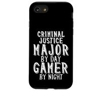 Criminal Justice Major By Day Gamer By Night Criminology Custodia per iPhone SE (2020) / 7/8