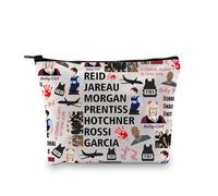 Criminal M TV Show Makeup Bag FBI Regalo Criminale M Amante Regalo Criminale M Idee Regalo Cosmetico Tasca Cerniera Borsa, Rossi Garcia 2uk, alla moda