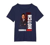 Criminal Minds Hotch Maglietta, Donna Plus-Size, Navy, 5X