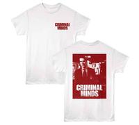 Criminal Minds Hotchner Reid Rossi American Classics T-Shirt Bianca 2 Lati