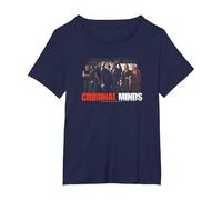 Criminal Minds The Brain Trust Maglietta, Donna Plus-Size, Navy, 4X