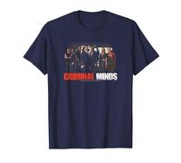 Criminal Minds The Brain Trust Maglietta, Uomo, Navy, 4XL
