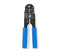 Crimp pliers - CAT5e / CAT6 / CAT6a - Estrattore/Taglio/Pinza - ABS/Acciaio - Blu