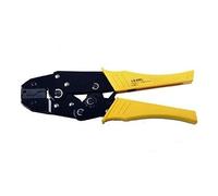 Crimpatrice a cricchetto for connettore maschio 4,8mm² / 3AWG e connettore a spina non isolato, pinza a crimpare manuale Per il fai da te e la riparazione dei cavi