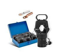 Crimpatrice Idraulica, Set di utensili for crimpatura terminale for capicorda for cavi batteria idraulica, kit di connettori di testa for cavi CO-400/CO-500(CO-500)