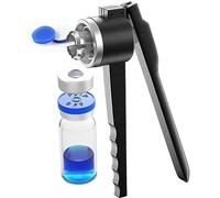 Crimpatrice manuale per fiale (8-32 mm) - Strumento di tappatura portatile per guarnizioni in alluminio Sigillante efficiente per bottiglie per fiale alimentari e chimiche da laboratorio 20-30 tappi
