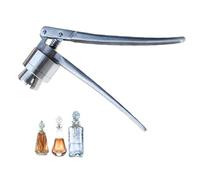 Crimpatrice Manuale per Fiale, Crimpatrice per Fiale a Strappo -Strumento Manuale per La Sigillatura Di Bottiglie per Tappi 13-20 Mm, Acciaio Inossidabile - Crimpatrice per Fiale a Strappo pw18