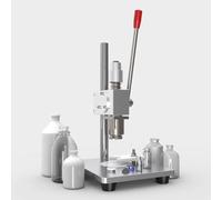 Crimpatrice manuale per fiale, tappatrice per profumi, regolabile in altezza, strumento di tappatura a pressione per tappi in alluminio-plastica da 13 mm/15 mm/20 mm, efficienza minima
