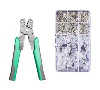 crimpatrice per capicorda, Terminale a crimpare maschio 2,8/4,8/6,3 mm, connettore elettrico femmina e, pinza for la terminazione di cavi fili