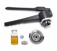 Crimpatrice per fiale, strumento di crimpatura manuale in acciaio inossidabile per sigillare bottiglie, compatibile con 11 mm, 13 mm, 20 mm, macchina di sigillatura per fiale per coperture in