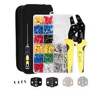 Crimping Tool Wire Crimpers Engineering Ratcheting Terminal Pinze di crimpatura Pinze a crimpatura Cavo del cavo del cavo del cavo a crimper MultiTool Per il fai da te e la riparazione dei cavi