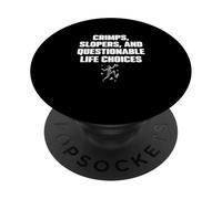 Crimps Slopers e scelte di vita discutibili Divertente Boulderer PopSockets PopGrip Adesivo