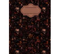 Crimson Autumn: A Dark Fall Aesthetic Composition Notebook with College-Ruled Pages