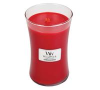 Candela profumata WoodWick Crimson Berries con stoppino in legno 609,5 g