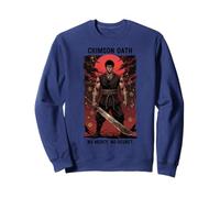Crimson Giuramento Guerriero Dark Fantasy Samurai Anime Arte Giapponese Felpa