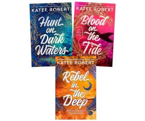 Crimson Sails Series 3-Book Collection Set by Katee Robert - A Romantic Fantasy Adventure on the High Seas - Hunt on Dark Waters, Blood on the Tide, Rebel in the Deep