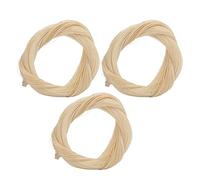 Crini di Cavallo per Violino, Naturale Bianco, Set da 3 Pezzi - Alta Qualità, Resistente e Facile da Usare - Adatti per Viola e Violoncello