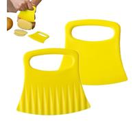 Crinkle Cutter For Potatoes - Kitchen Wavy Chopper Tool For Vegetables | 2 x Potato Soap Cutting Tool | Multifunzionale Wavy Crinkle Cutting Chopping Tools per Kitchen, Campeggio e Picnic
