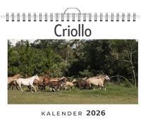 Criollo: (Wandkalender 2026, Kalender DIN A4 quer, Monatskalender im Querformat mit Kalendarium, das perfekte Geschenk)