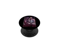 Cripta CPA Ragioniere Zombie Ghoul Coffin Horror Spaventoso Donne PopSockets PopGrip Adesivo