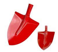 CRISALIDE® Badile a Punta in Acciaio Temperato - Pala da Giardinaggio Professionale Colore Rosso - Leggera e Resistente, Ideale per Neve, Terra e Detriti - Manico non incluso