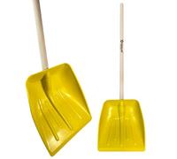Crisalide® - Badile Super Resistente 37x42 cm con Manico in Legno - Versatile per Uso Agricolo, Giardinaggio e Lavori Pesanti, Multiuso, Pala da Neve