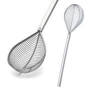 Crisalide® Colapomodoro in Alluminio Pressofuso - Manico 73 cm, Coppa da 26 cm - Utensile Professionale per Estrarre Pomodori e Alimenti