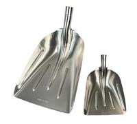 Crisalide® - Pala in Alluminio Ultra-Resistente | Leggera, Durevole e Maneggevole | Ideale per Neve, Terra, Sabbia, Pellet e Granaglie | Manico Non Incluso