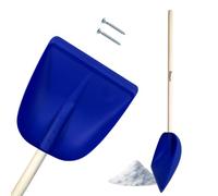 Crisalide® Pala Multiuso da Neve con Manico in Legno di Faggio 135 cm - Badile Professionale Leggero e Resistente - Ideale per Neve, Detriti, Auto, Casa, Giardino - Lama in Plastica Rinforzata + Viti