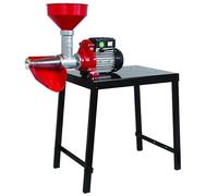 Crisalide® - Passapomodoro Elettrico N.3 con Banco, Motore a Induzione 400W 0,53 HP, Filtro Inox 18/10, Elica Alta Resistenza, Ideale per Pomodori Cotti e Marmellate
