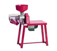 Crisalide® - Passapomodoro Elettrico N.5 con Banco TS Plastica, Motore 330W 0,5 HP, Filtro in Ferro Stagnato, Imbuto e Gocciolatoio in Polipropilene