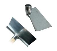 Crisalide® - Raschiafango in Metallo Senza Manico, Testa Ricambio Acciaio Rinforzato, Ideale per Fango, Sabbia, Neve e Stalle, Attacco per Manico in Legno, Uso Agricolo e Professionale