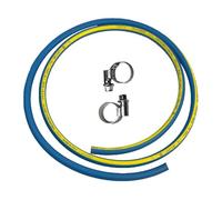 Crisalide® Tubo per GAS GPL + 2 Fascette UNI7140IMQ 0,2 bar, Resistente, Flessibile, Made in Italy, Adatto per Stufe, Fornelli, Barbecue e Regolatori - 4 Misure 1.25/1.5/2/2.5 mt (200, Centimetri)