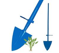 Crisalide® Vanga Roma a Punta in Acciaio Forgiato - Con Manico e Staffa Regolabile, Ideale per Orto e Giardino - Attrezzo da Scavo Robusto per Lavorazione del Terreno