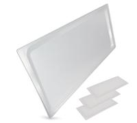 Crisalide® - Vaschetta Raccogli Gocce per Piatti in Plastica - Disponibile in Tre Dimensioni: 24x1.5x54cm, 24x1.5x74cm, 24x1.5x84cm (54 cm)