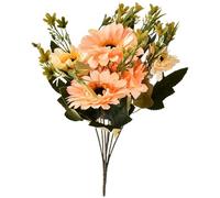 Crisantemi artificiali in seta per bouquet decorativo, 34 cm | Questi fiori artificiali realistici porteranno una freschezza duratura alla tua casa senza bisogno di manutenzione.