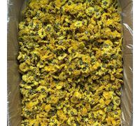 Crisantemo dorato naturale sfuso, fiore essiccato per candele fai da te, gioielli in resina, bocciolo di crisantemo - 250 g
