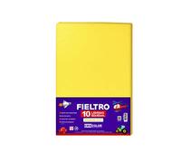 Criscolor 8435621409581 Feltro, 60X40Cm, Live, 10 Pz, Giallo Vivo
