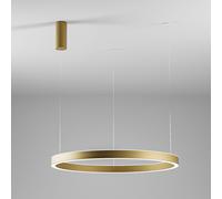 CRISEIDE S/1G - LAMPADARIO A SOSPENSIONE ORO A LED DIMMERABILE 3000K 5200LM 100W D.96,6CM