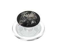 Crisi Climatica Distruzione Dell'ambiente Futuro Brutalismo PopSockets PopGrip per MagSafe